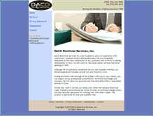 Tablet Screenshot of dacoelectric.com